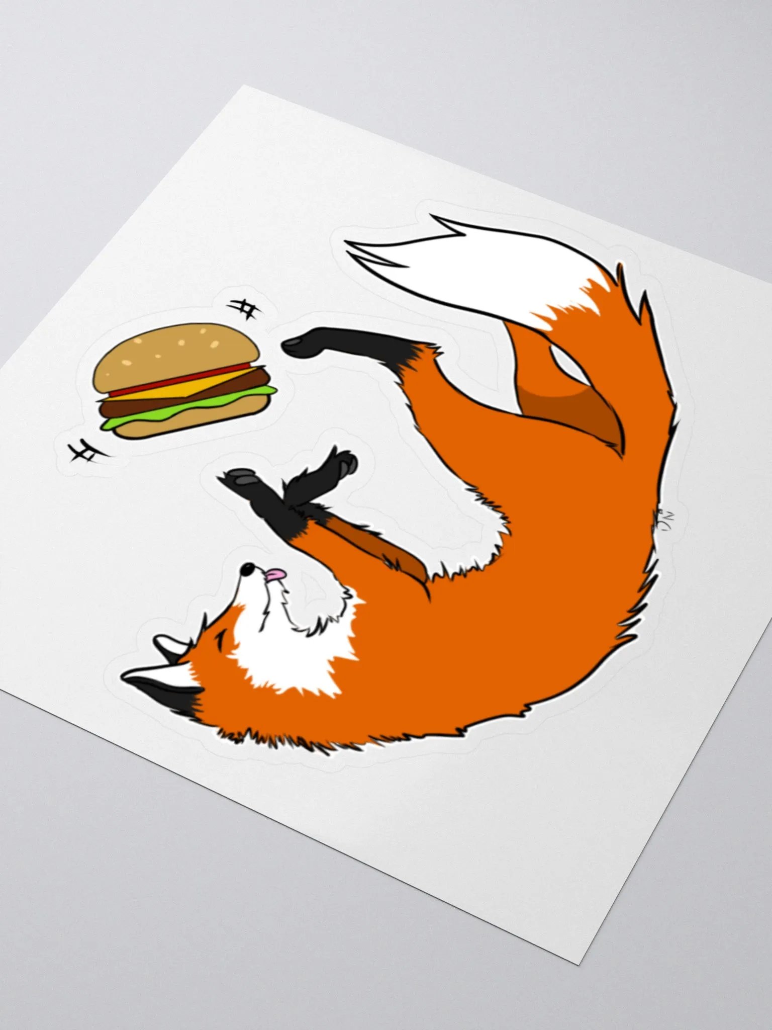 Benjamin Burger Sticker product image (8)