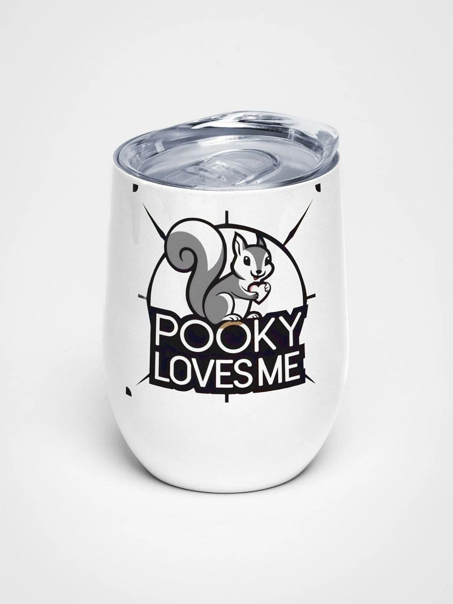 Wine Tumbler, Keeps Drinks Cold: Pooky Loves Me product image (1)