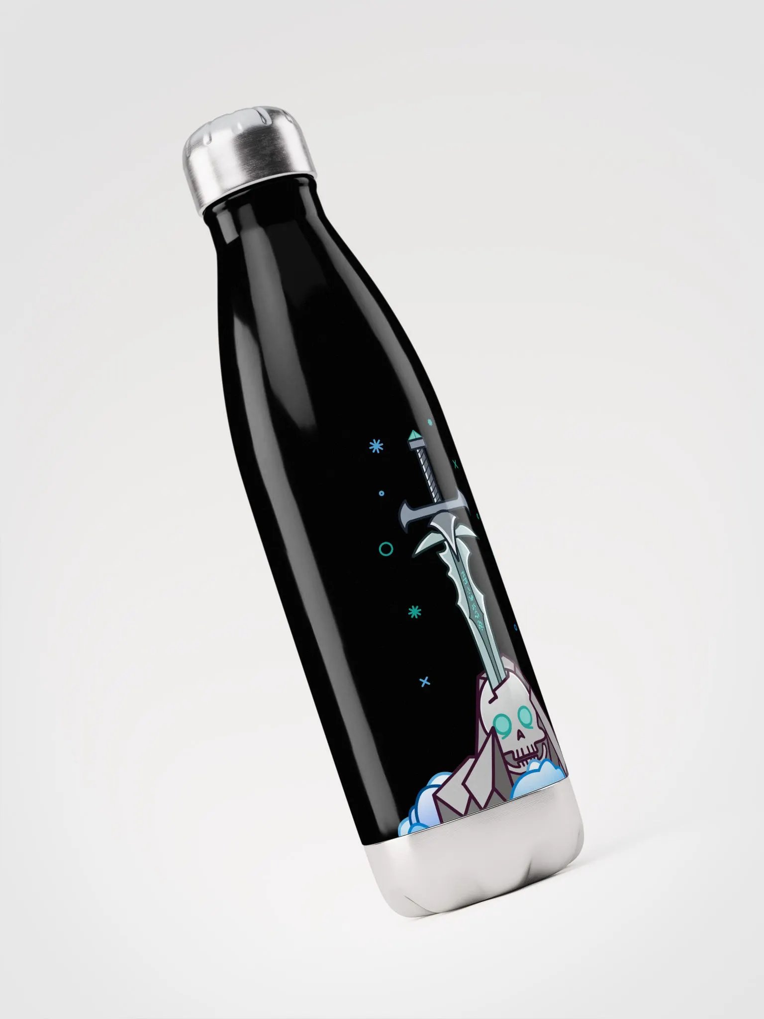 Sword in the Skull - Lich Variation - Water Bottle [Stainless Steel] product image (3)