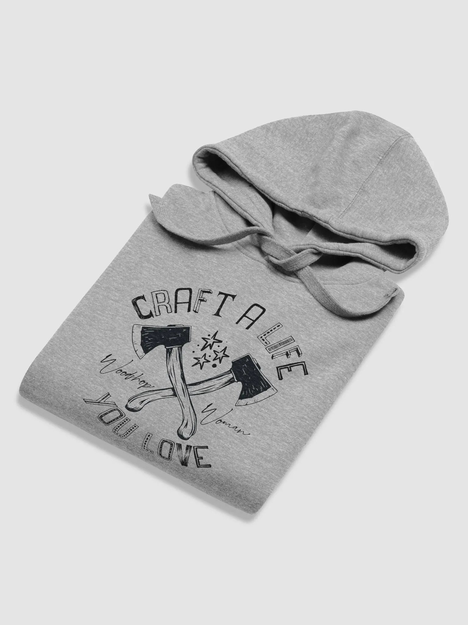 Craft A Life Hoodie-Grey product image (5)