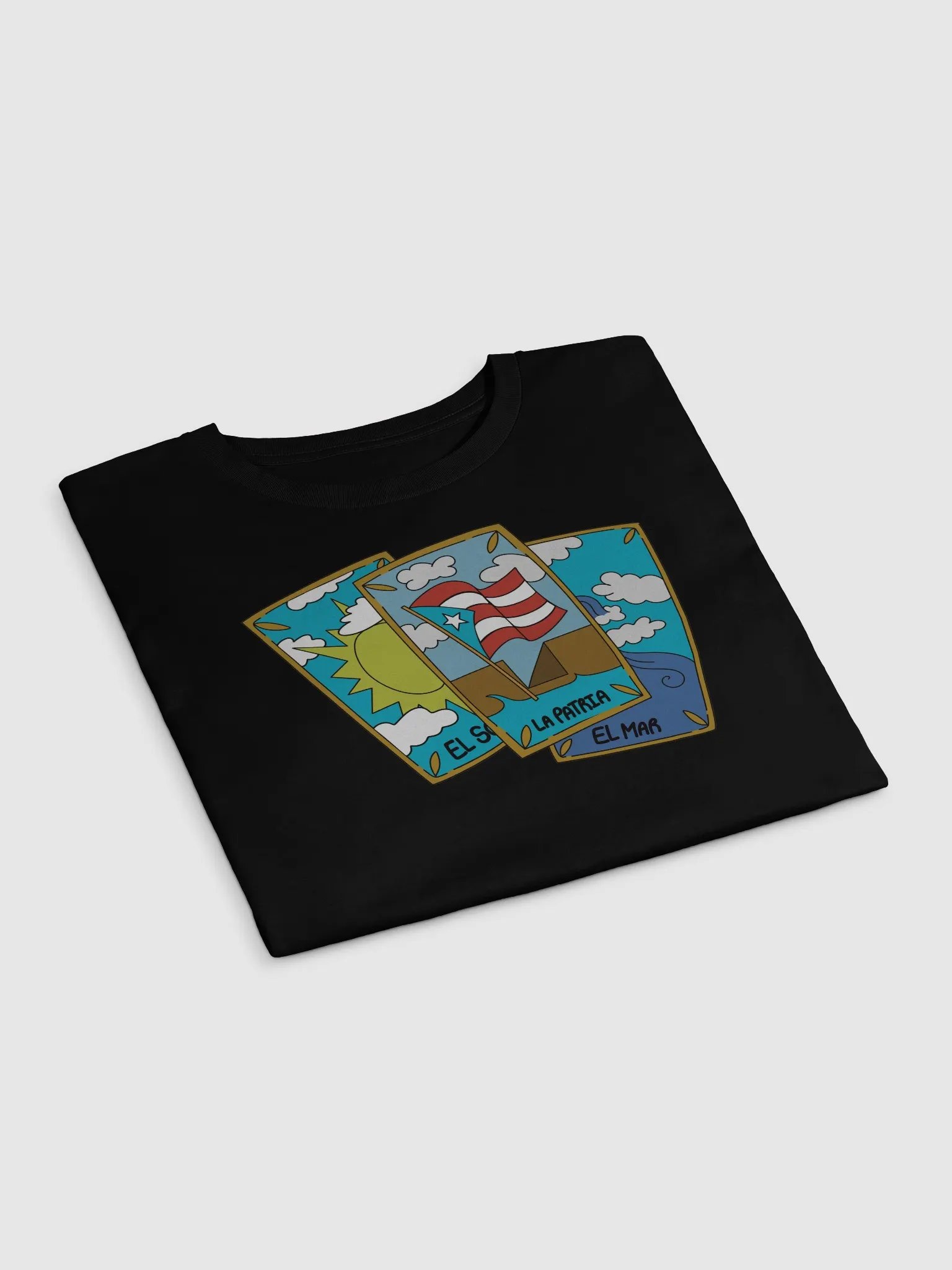 Borinken Tarot Crop Top - El Sol, El Mar, La Patria product image (3)