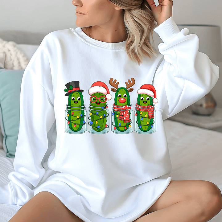 Have a Dill-lightful Christmas | Festive Pickles Sweatshirt product image (1)