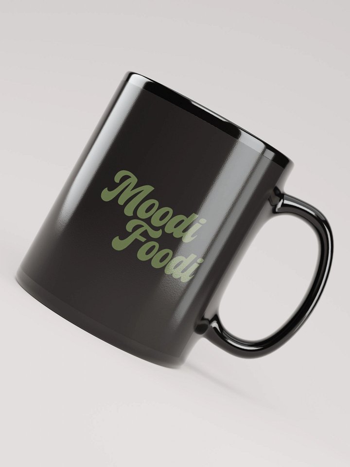 Moodi Foodi Originals Black Mug – Olive with Matte Center Finish product image (1)