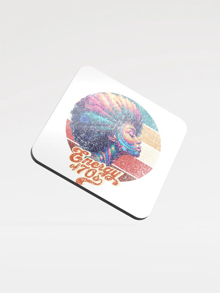 Retro Vibes Cork Coaster product image (1)