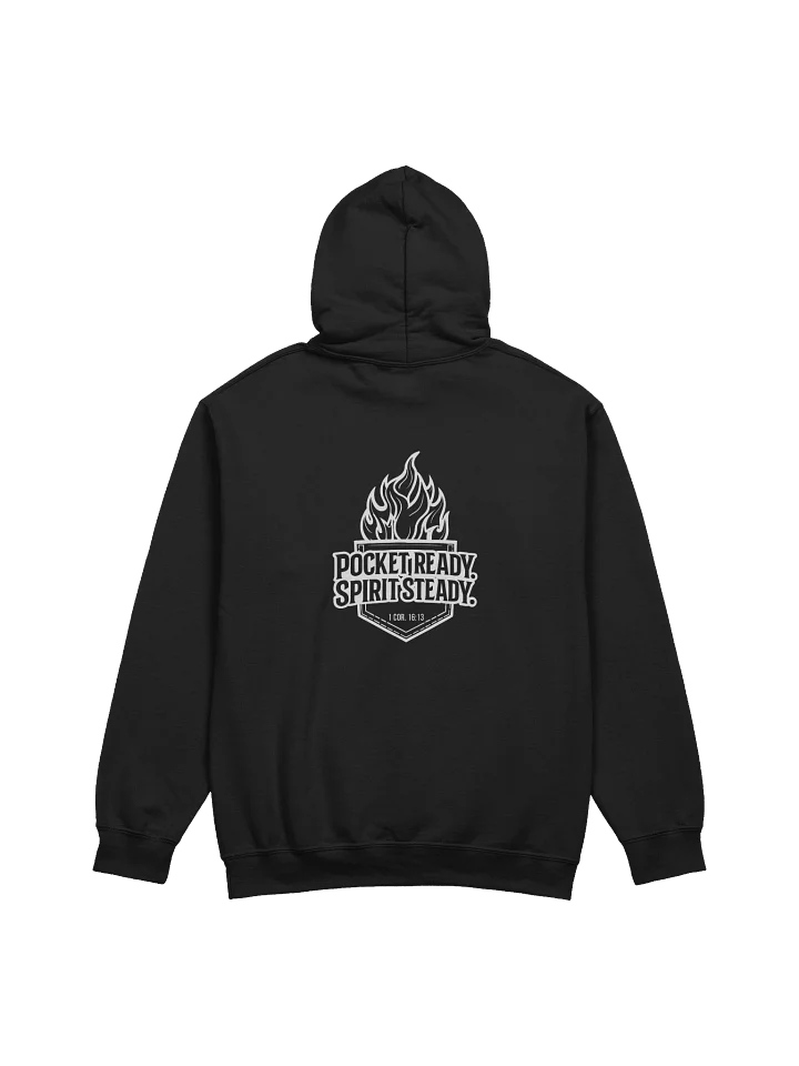 Pocket Ready. Spirit Steady. Flaming Pocket Hoodie product image (1)