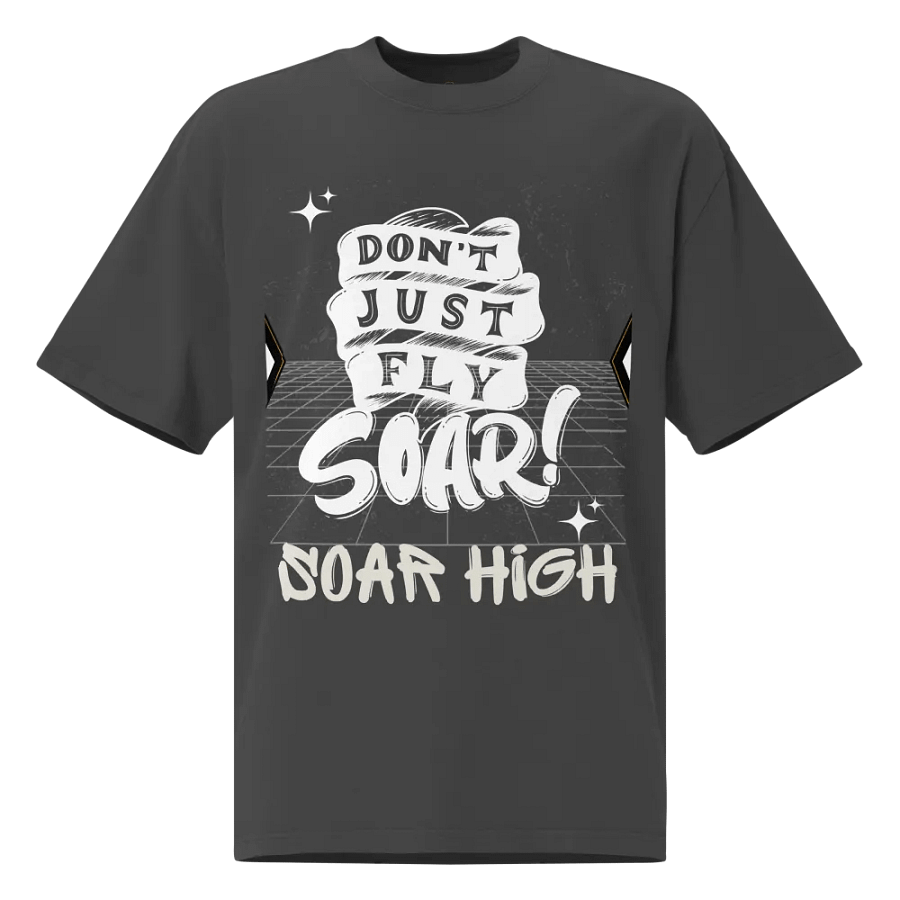 Don't just fly soar, soar higher unisex faded tee product image (1)