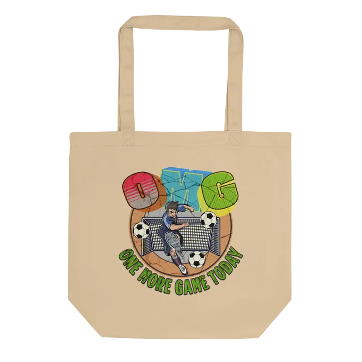 OMG One More Game Today Soccer Madness Tote Bag product image (1)