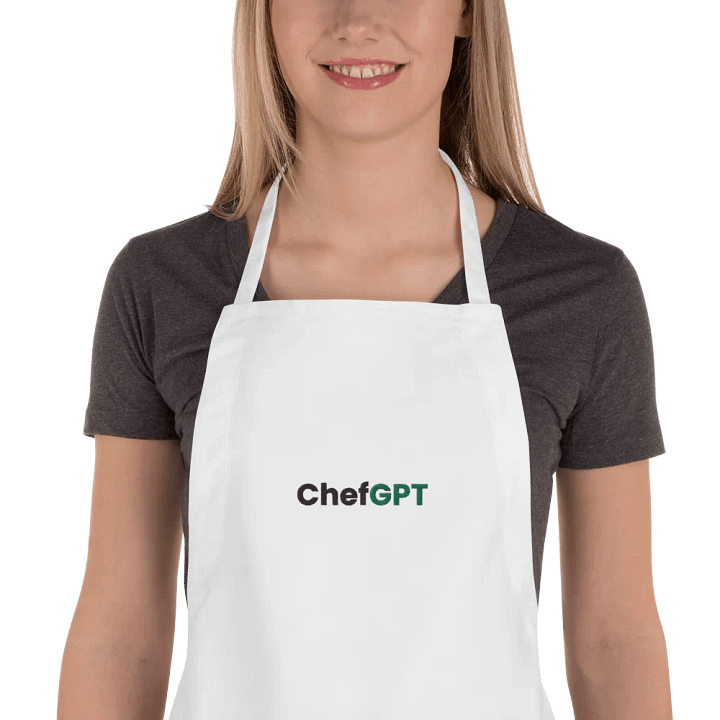 White ChefGPT Apron product image (1)
