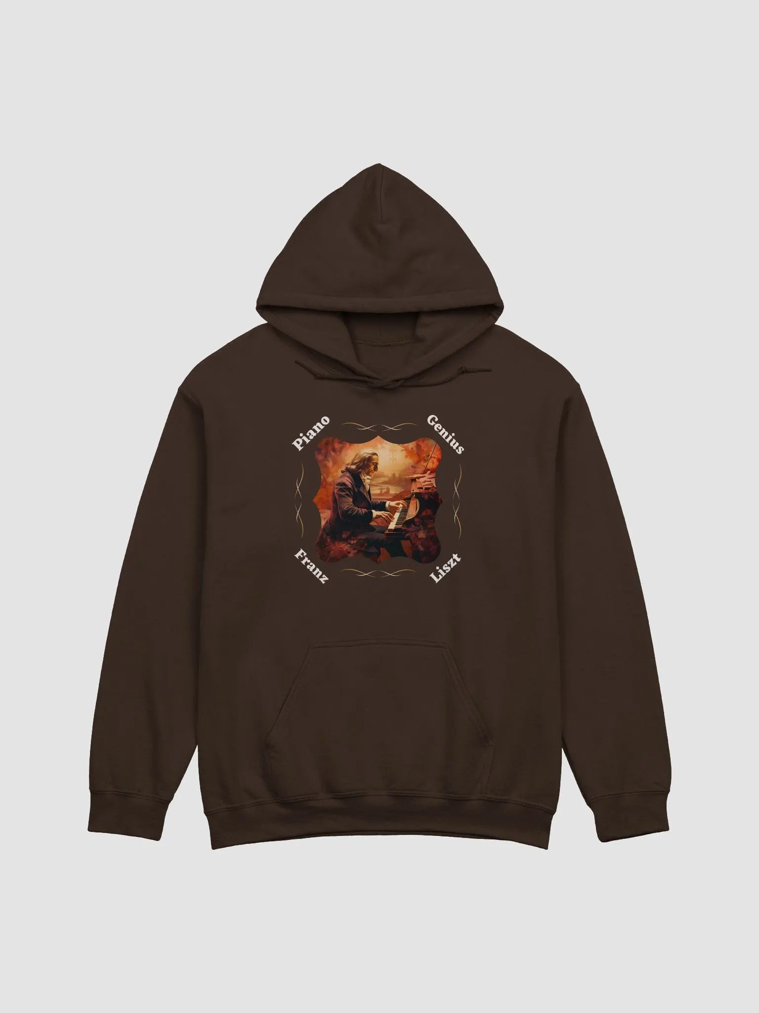 Franz Liszt - Piano Genius | Dark Hoodie product image (1)