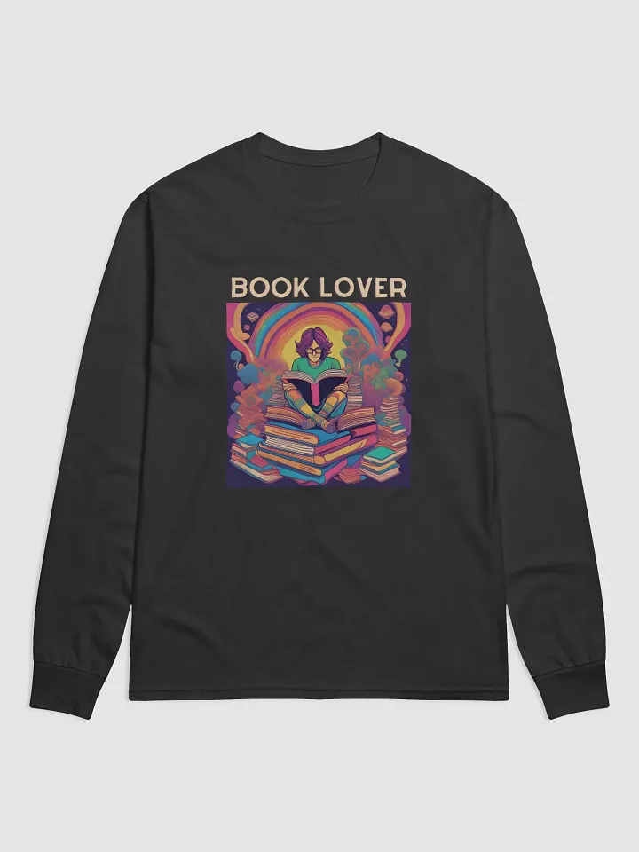 Psychedelic Book Lover Long Sleeve Shirt product image (1)