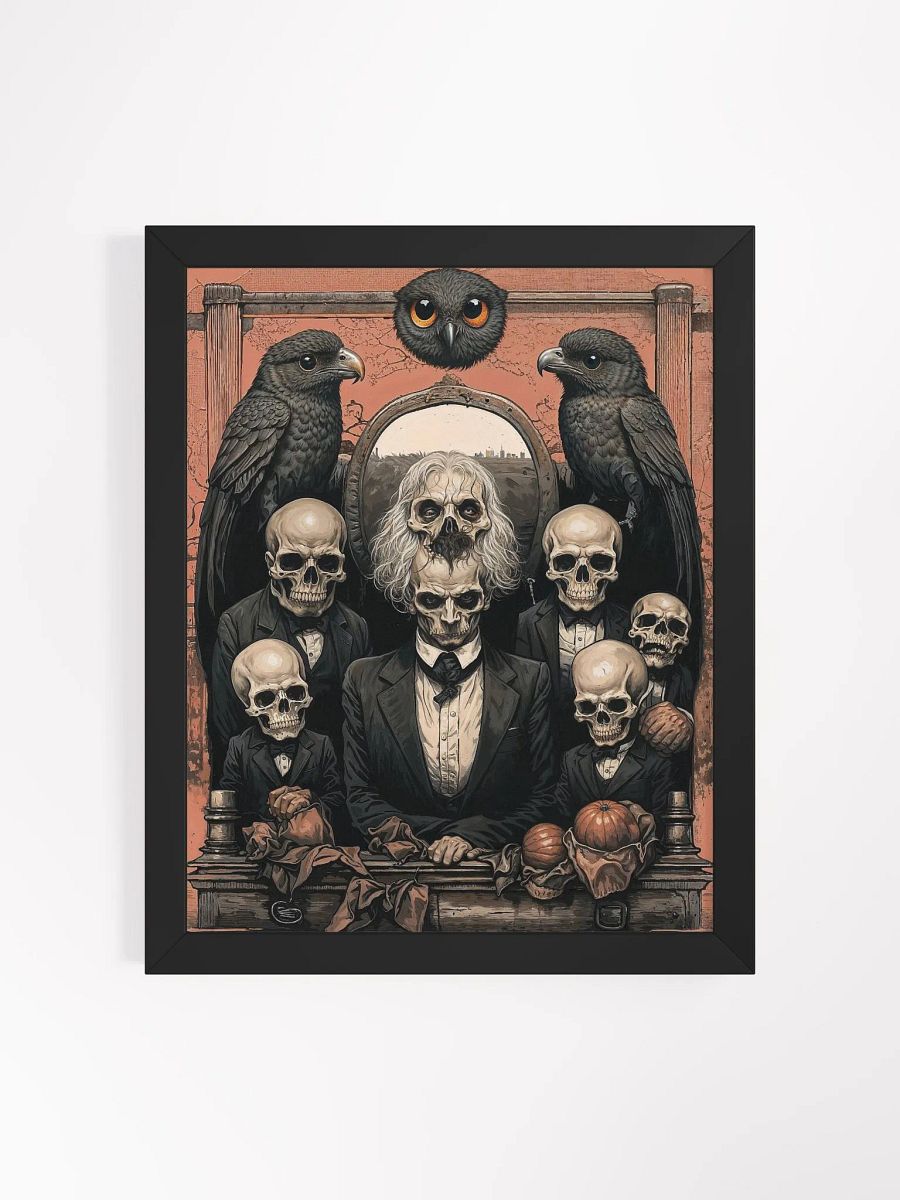 Skull-Faced Surreal Framed Print product image (6)