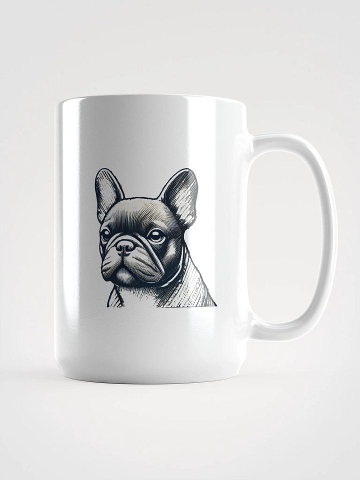 Bulldog Sketch White Glossy Mug product image (1)