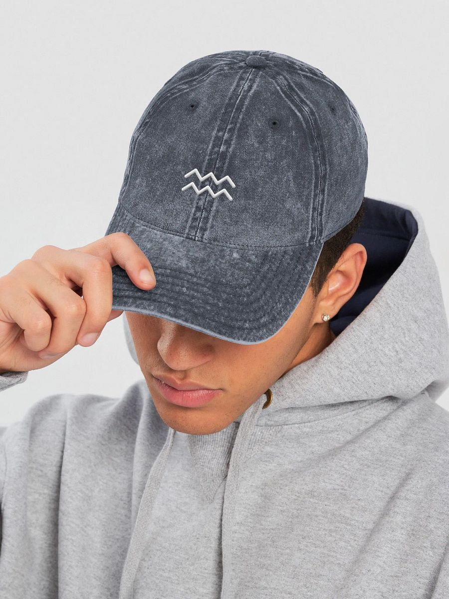 Aquarius Symbol Baseball Cap product image (6)