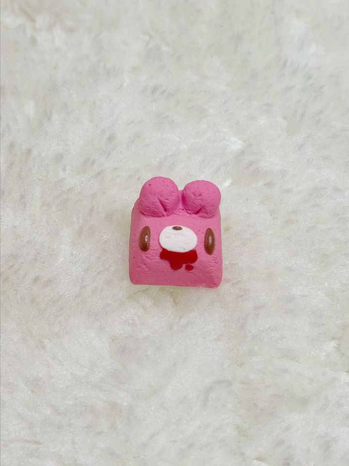 Pink Gloomy Bear Keycap product image (1)