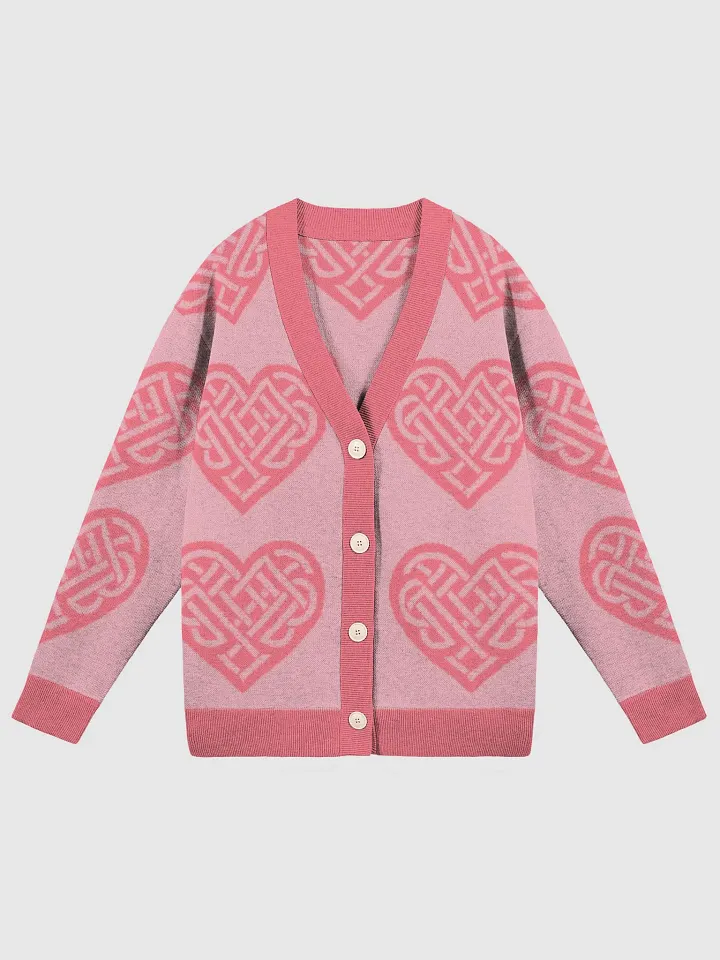 Celtic Love Heart Knitted Cardigan product image (1)