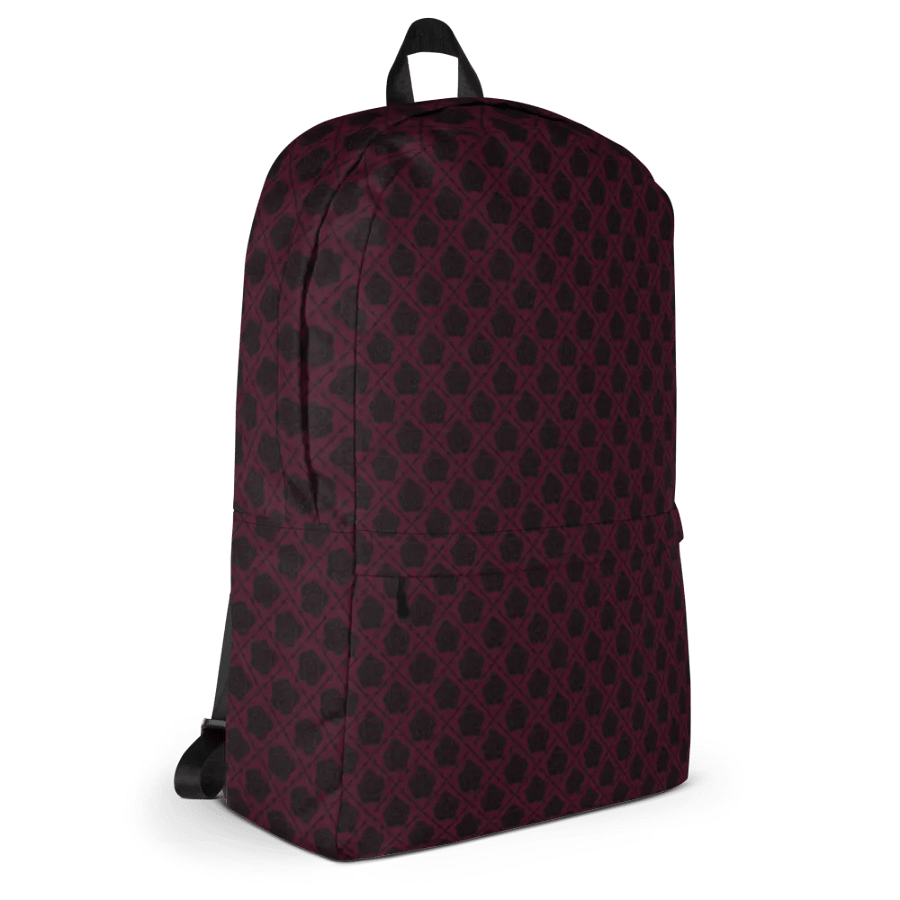 Maroon Hellebore Textile Backpack product image (5)
