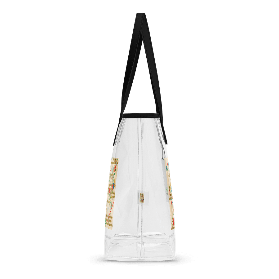 Asian Floral Fusion Clear Tote Bag product image (5)