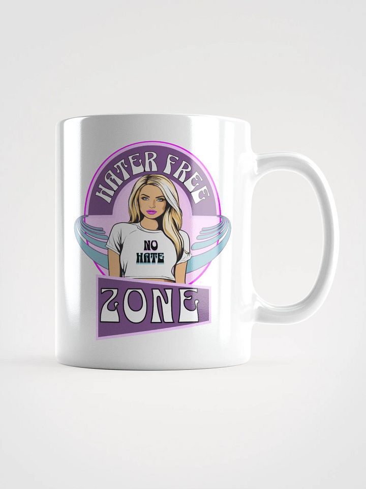 Hater Free Zone - Coffee or Soup Mug - 11 oz - 15 oz - 20 oz - v3 product image (1)
