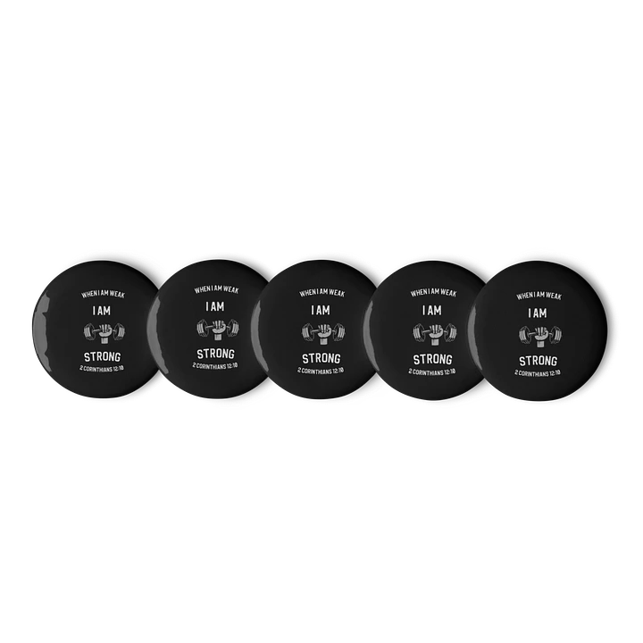 I Am Strong Pin Sets: Black product image (3)