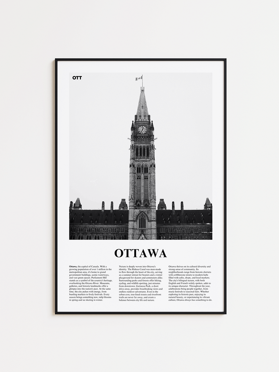 Ottawa 01 Newspaper Poster product image (1)