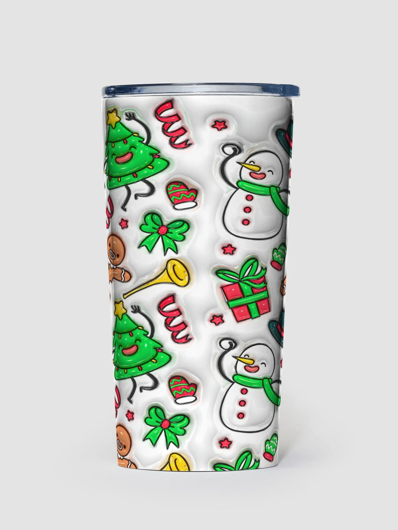 Holly Jolly Christmas Stainless Steel Tumbler product image (1)