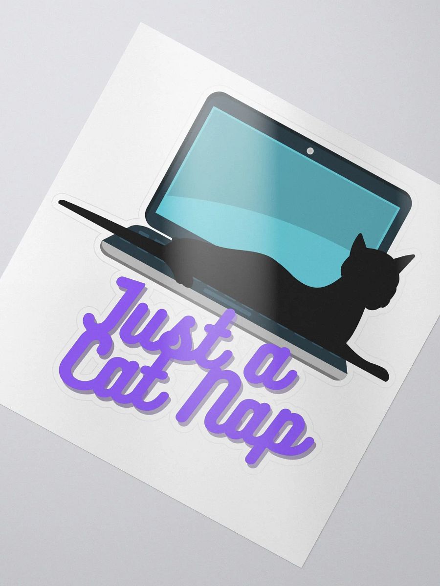 Just a cat nap. (kiss sticker) product image (2)