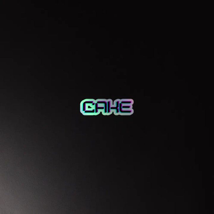 Cake Holographic Sticker product image (4)