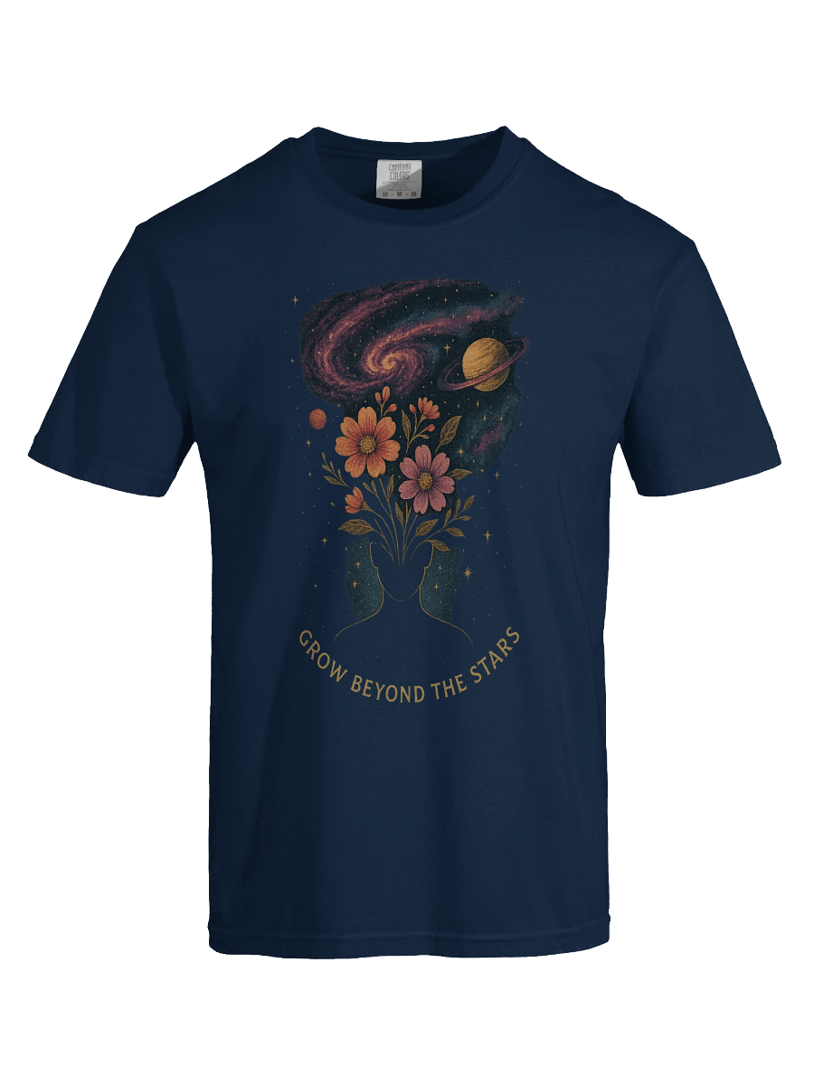 Cosmic Floral Silhouette T-Shirt product image (18)