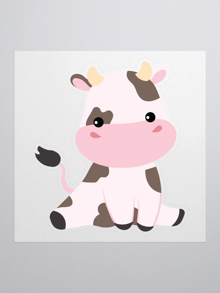 Jonnijean_ Cow Sticker product image (1)