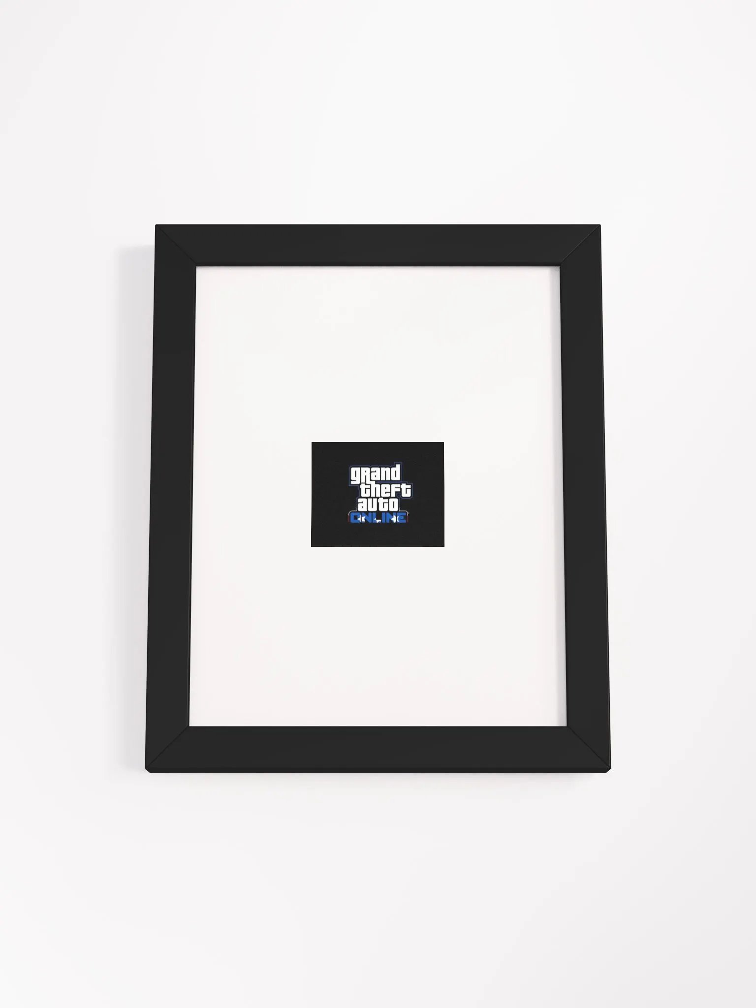 Grand Theft Auto Online Themed Bold Font Framed Poster product image (1)