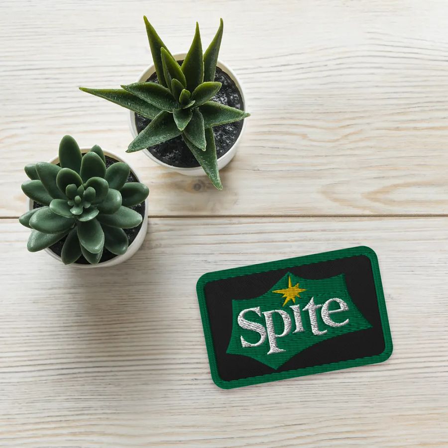 Fuelled by Spite - Embroidered Patch product image (4)