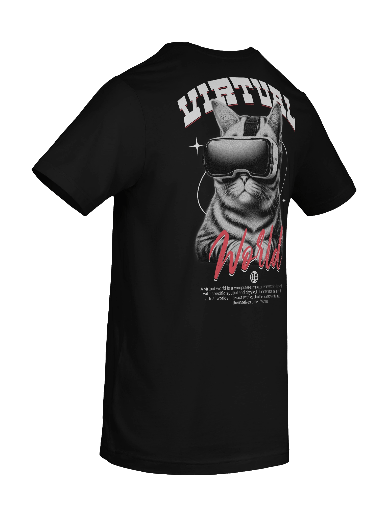 Stylish Virtual World Cat T-Shirt for Casual Wear product image (10)