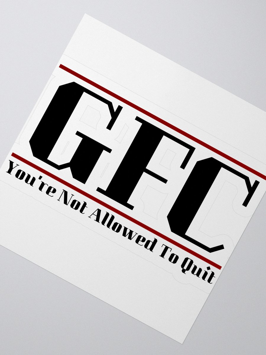 GFC w/ynatq Sticker product image (2)