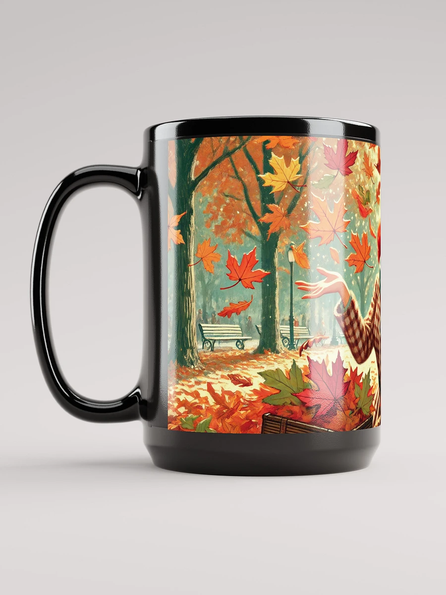 Autumn Joy Black Glossy Mug product image (6)