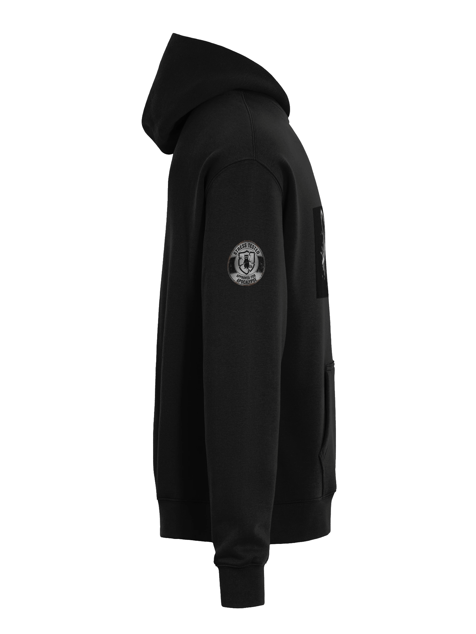 Apocalypse-Approved Raccoon Emblem Hoodie product image (30)