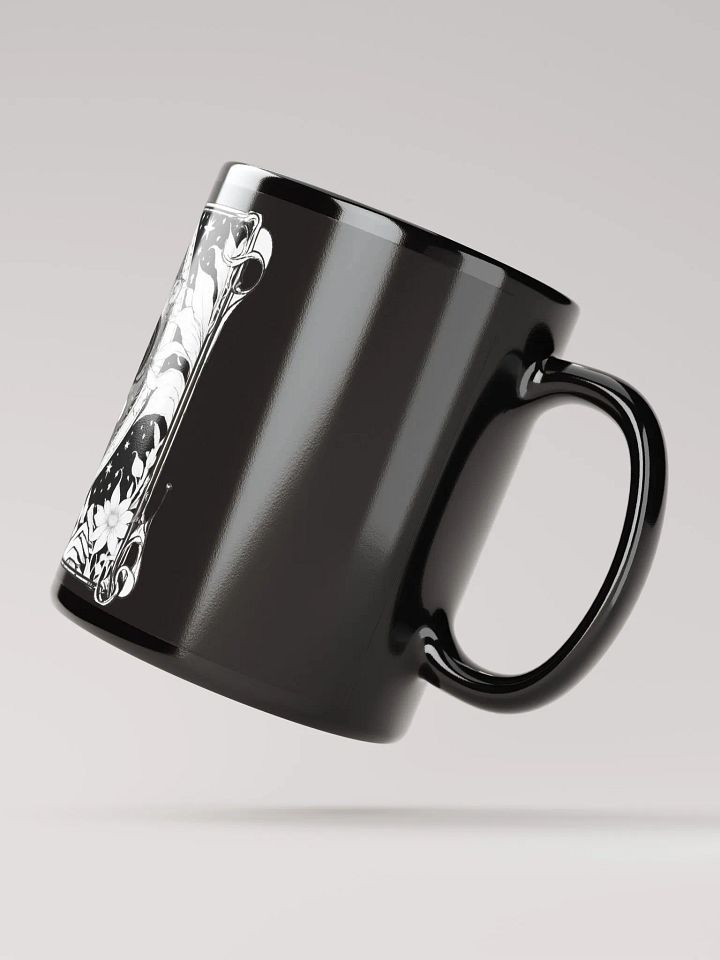 Cosmic Muse - Black Glossy Mug product image (4)