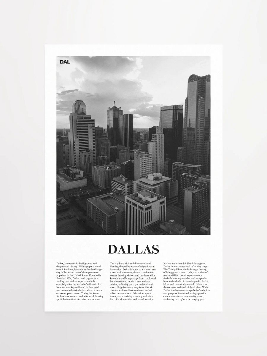 Dallas 02 Newspaper Poster product image (5)