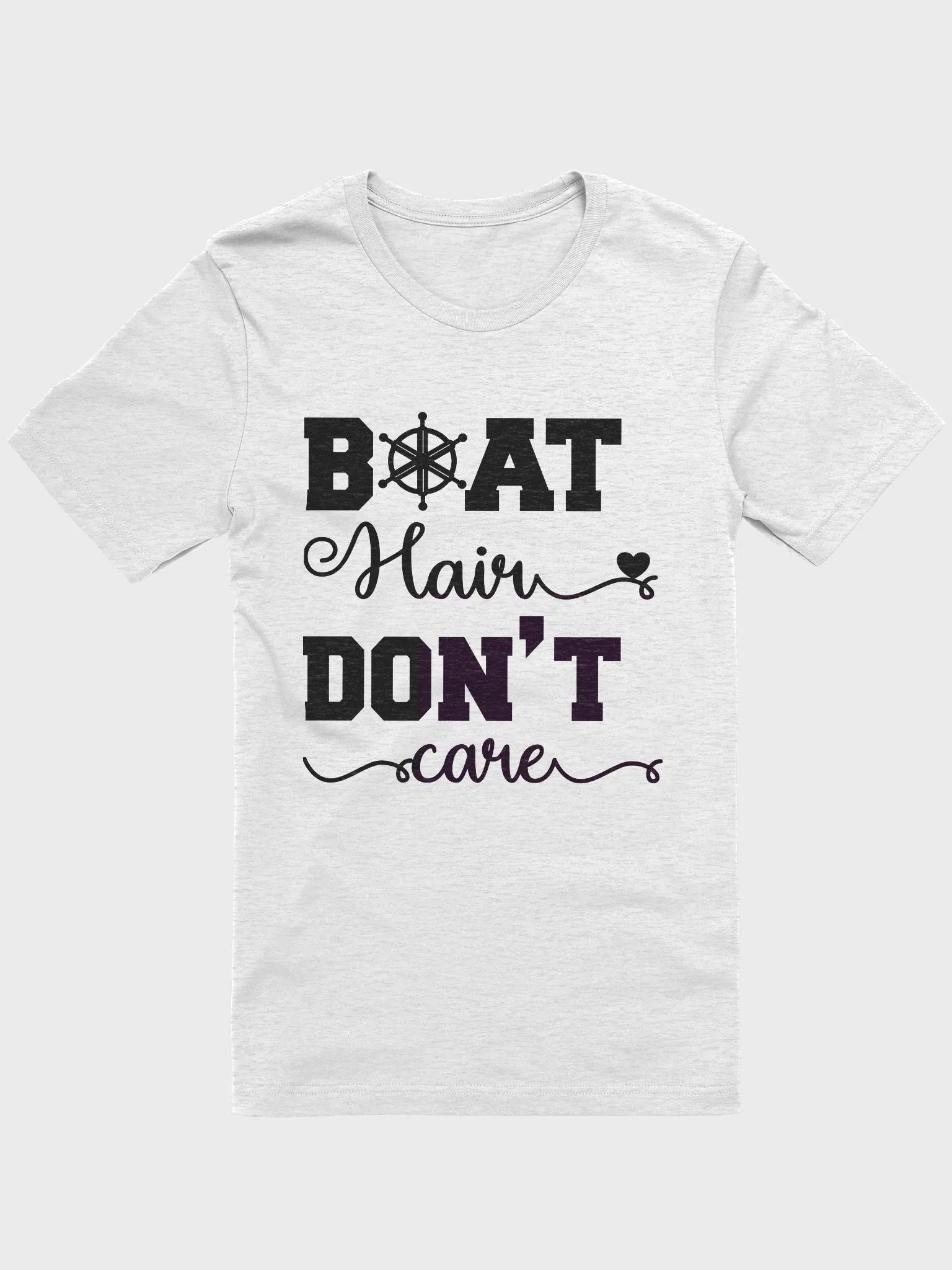 Boat Hair, Don't Care!! Bella+Canvas 3001 Unisex Tshirt (seven colors!) product image (3)