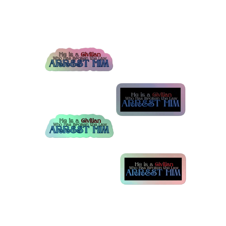 Resistor, Arrest Muskrat, Holo Sticker Pack product image (2)