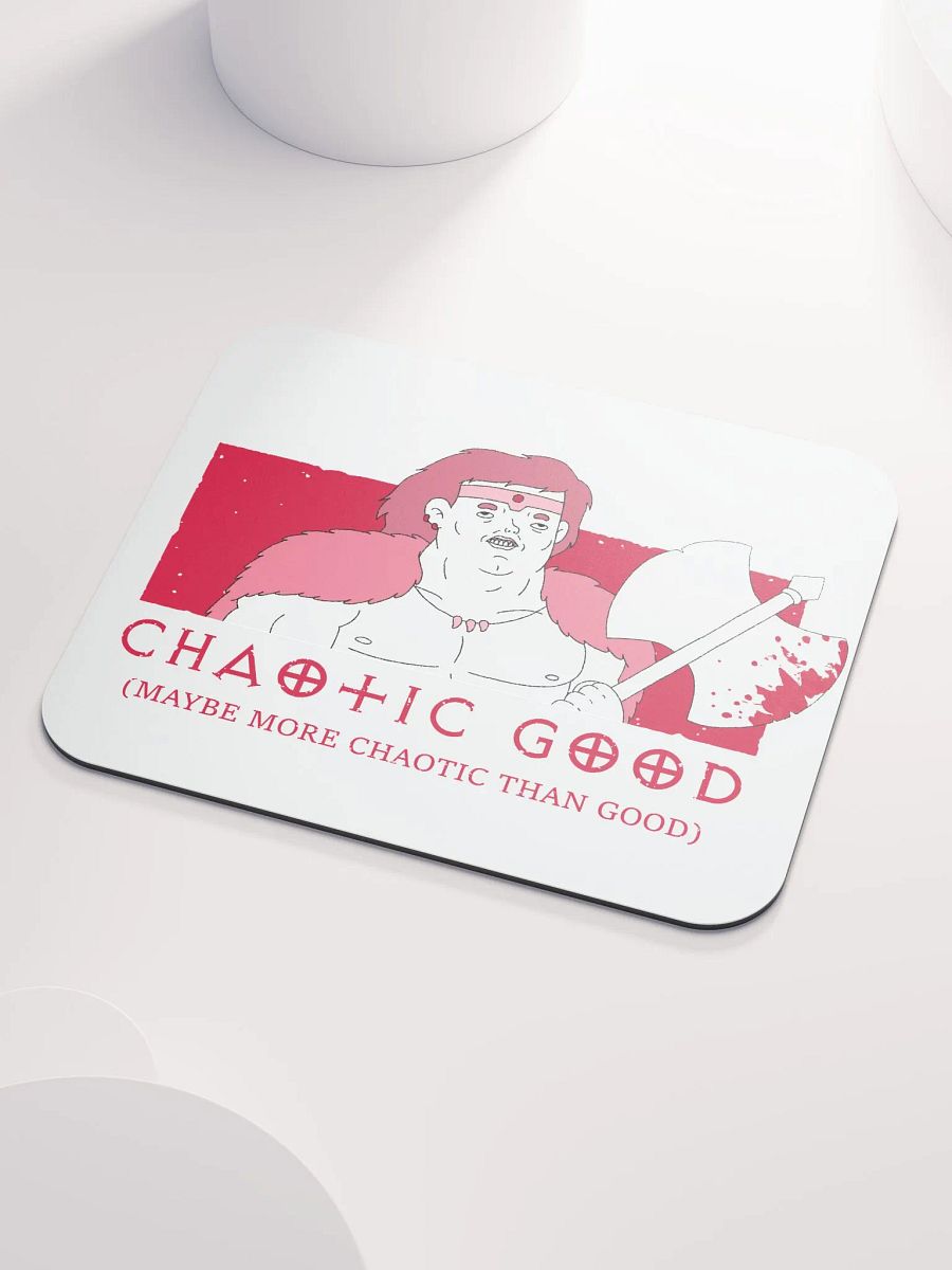 CHAOTIC GOOD BARBARIAN - Mouse Pad product image (3)