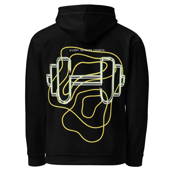WorkOut: Backprint Unisex Hoodie product image (1)