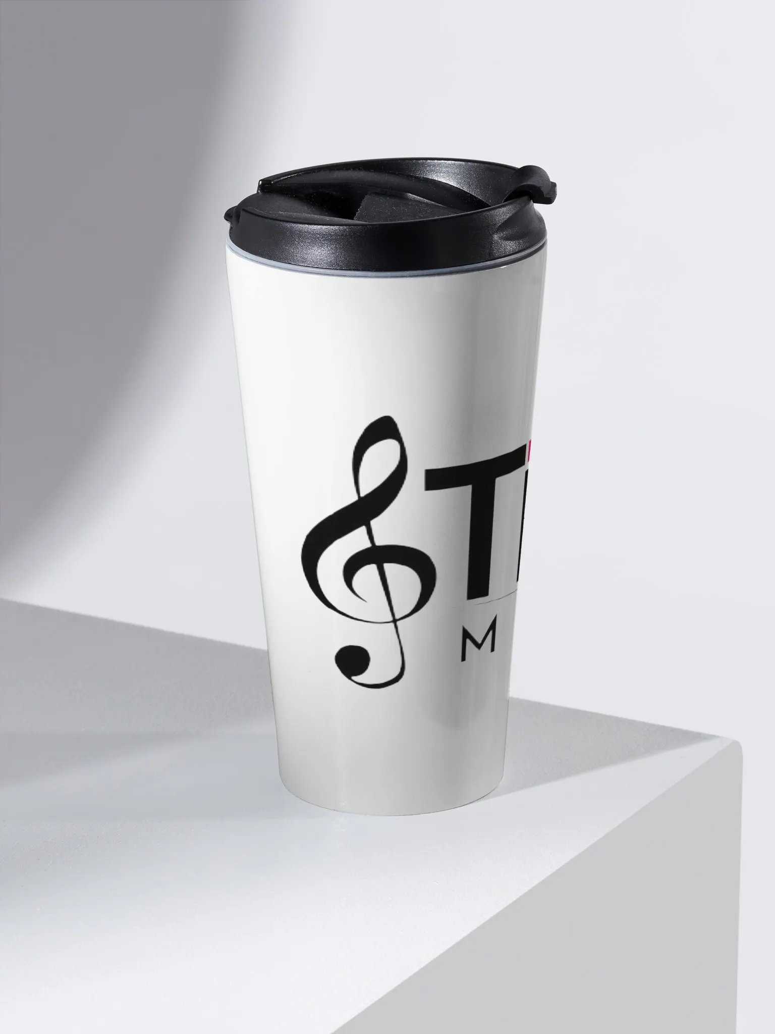 TDS Music 15oz Stainless Steel Insulated Travel Mug with Spill-Proof Lid - Exclusive Musical Design product image (2)