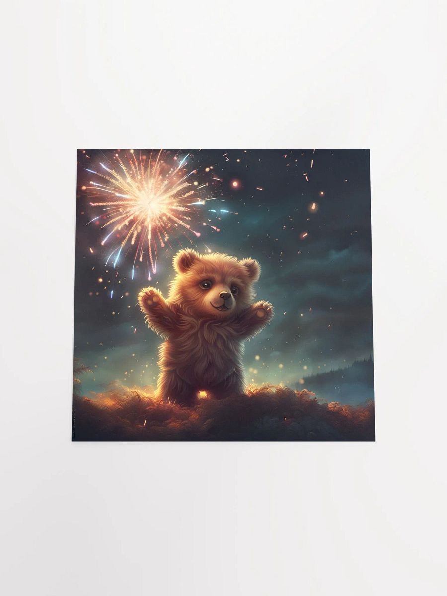 Fireworks Bear Poster product image (11)