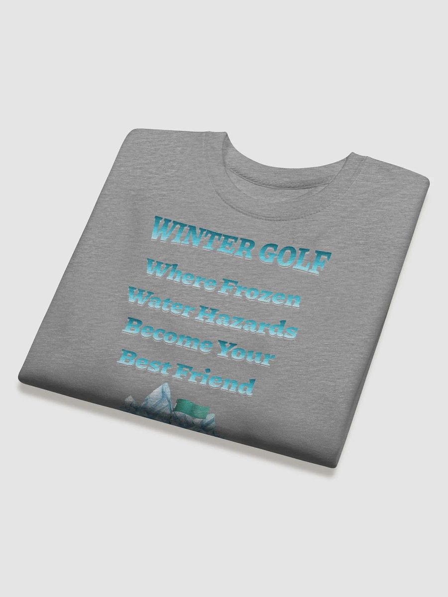 Winter Golf Funny Golfing Scene Sweatshirt product image (21)
