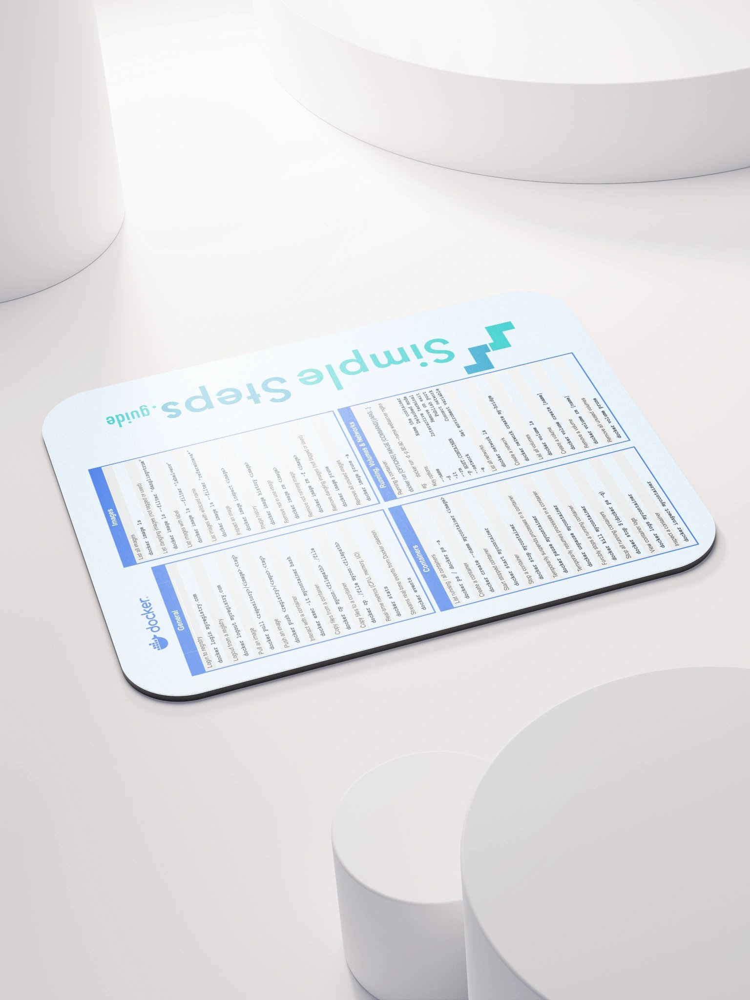 Docker Cheat Sheet Mouse Mat product image (4)