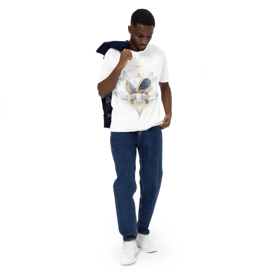 Gold Lotus T shirt product image (5)