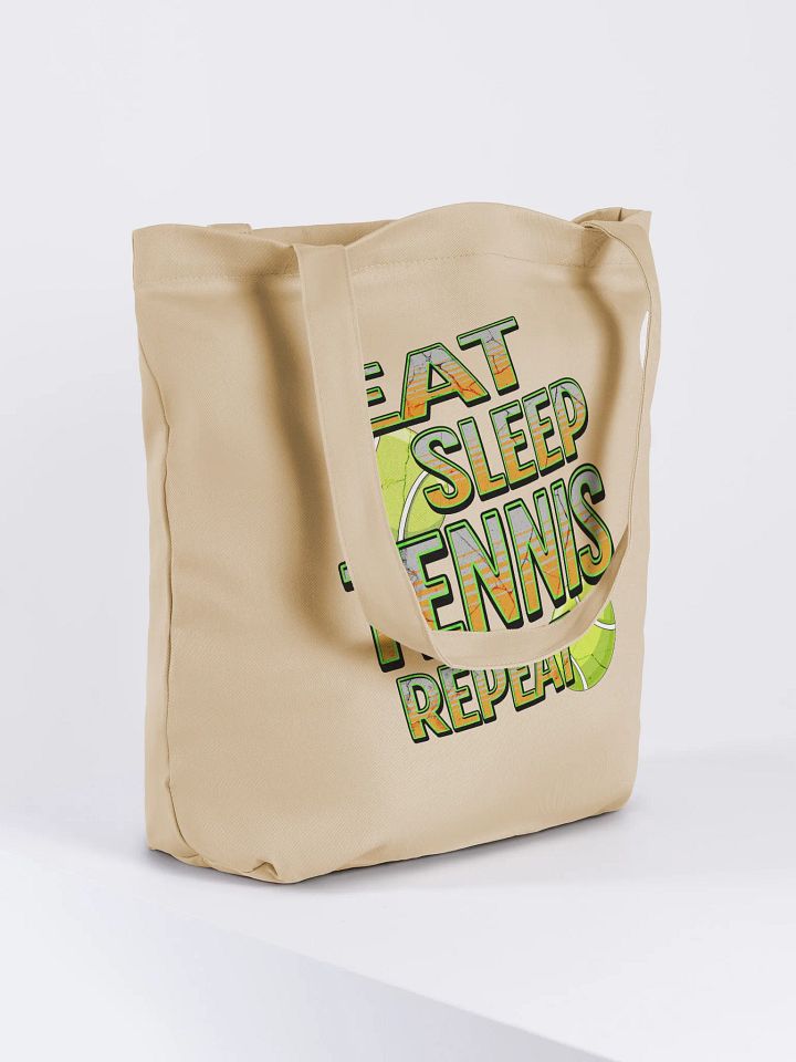 Eat Sleep Tennis Repeat Angle Statement Tote product image (4)