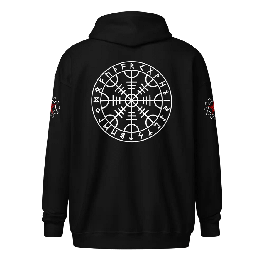 Aegishjalmur (Helm of Awe) Zip Hoodie product image (1)