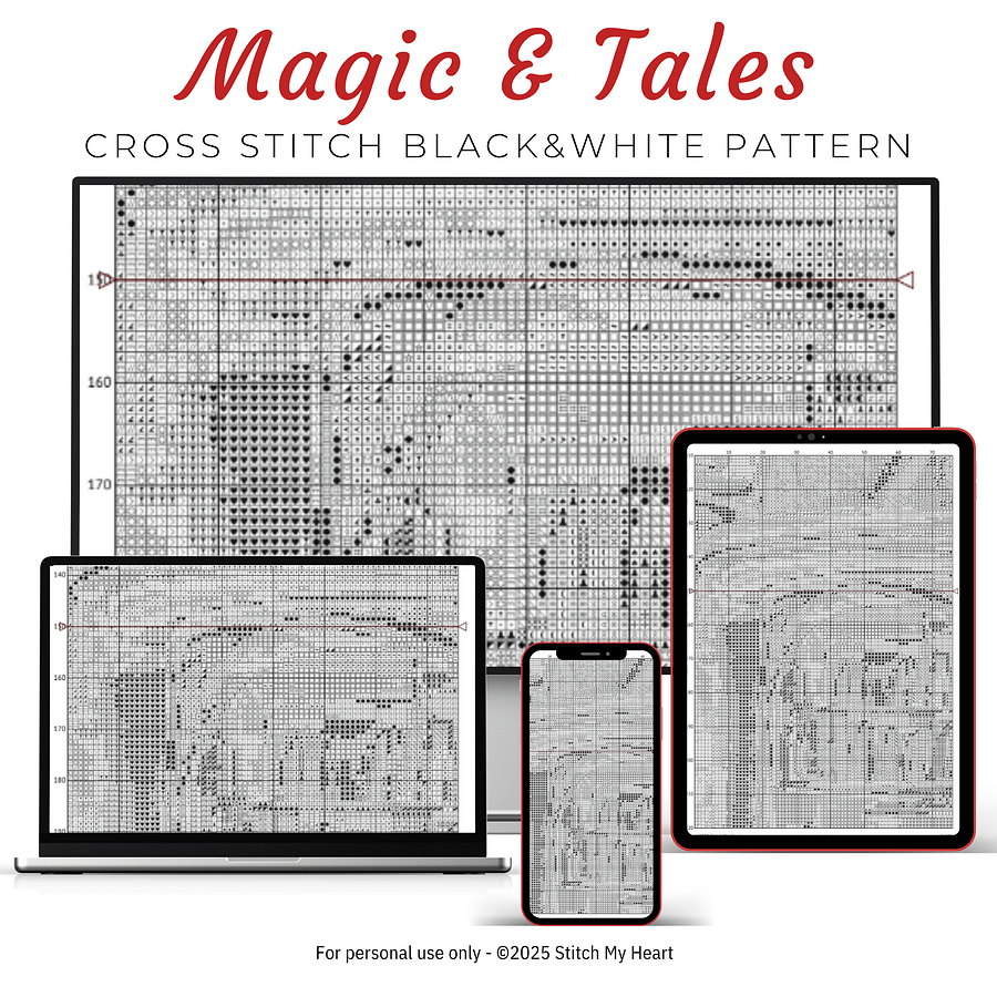 Magic And Tales Book Store Cross Stitch Pattern product image (4)