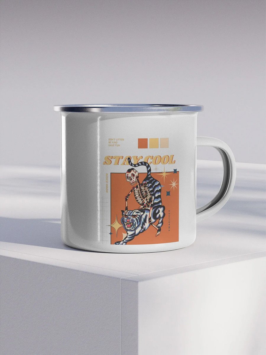 Stay cool Enamel mug product image (4)